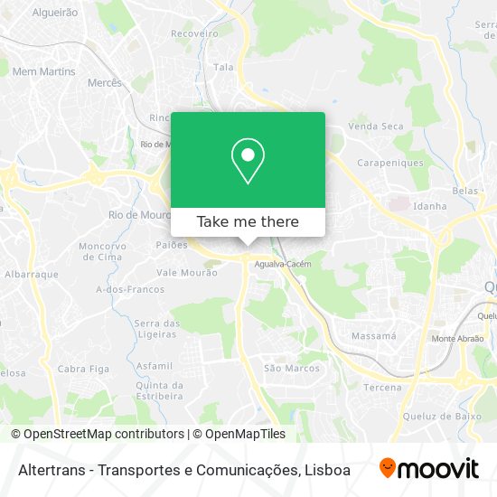 Altertrans - Transportes e Comunicações map