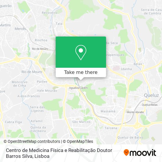 Centro de Medicina Física e Reabilitação Doutor Barros Silva map