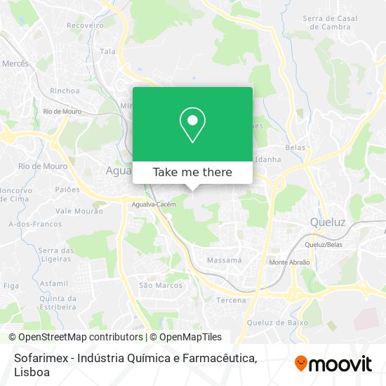 Sofarimex - Indústria Química e Farmacêutica mapa