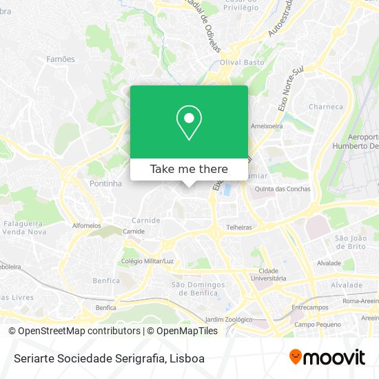 Seriarte Sociedade Serigrafia mapa