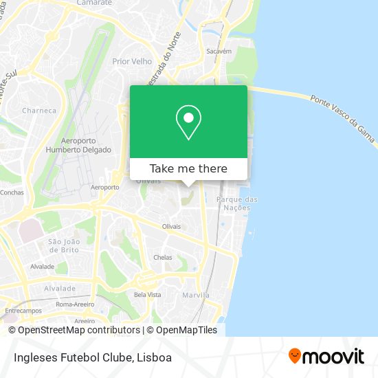 Ingleses Futebol Clube mapa