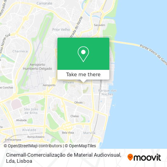 Cinemall-Comercialização de Material Audiovisual, Lda map