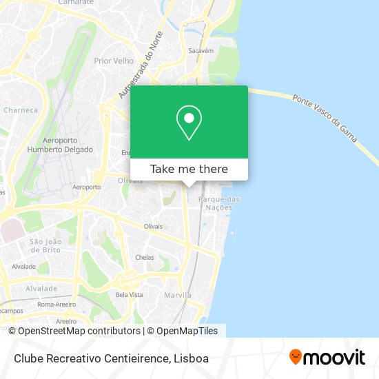 Clube Recreativo Centieirence map