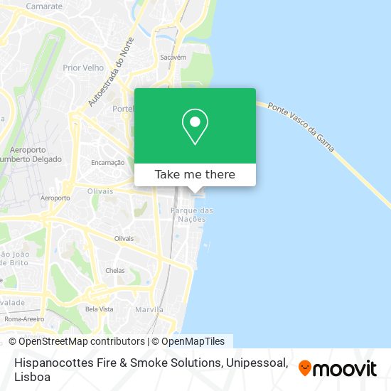 Hispanocottes Fire & Smoke Solutions, Unipessoal map