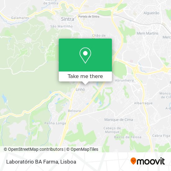 Laboratório BA Farma mapa