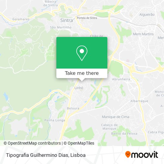 Tipografia Guilhermino Dias mapa