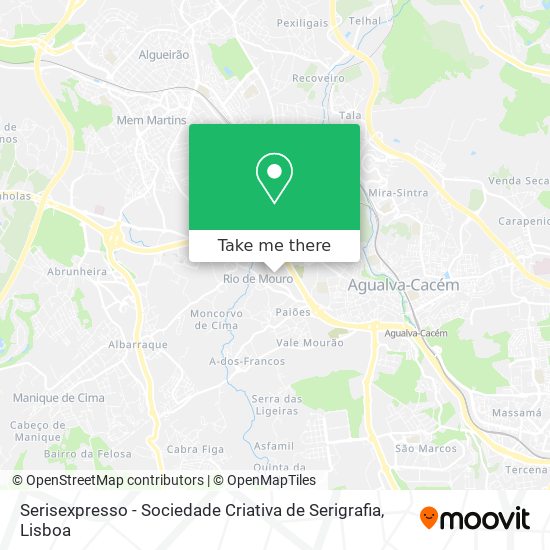 Serisexpresso - Sociedade Criativa de Serigrafia mapa
