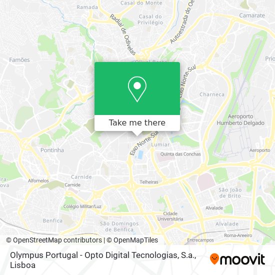 Olympus Portugal - Opto Digital Tecnologias, S.a. map