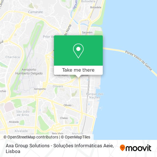 Axa Group Solutions - Soluções Informáticas Aeie mapa