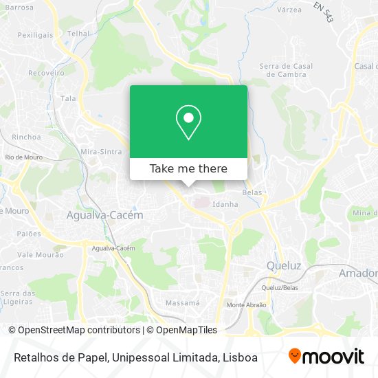 Retalhos de Papel, Unipessoal Limitada mapa