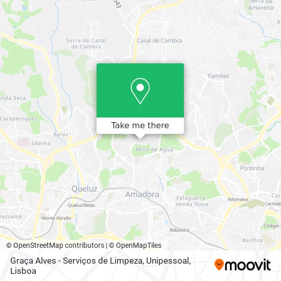 Graça Alves - Serviços de Limpeza, Unipessoal mapa