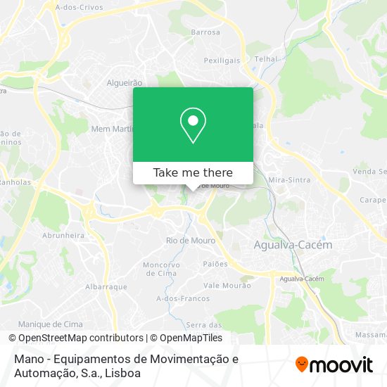 Mano - Equipamentos de Movimentação e Automação, S.a. map