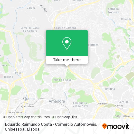 Eduardo Raimundo Costa - Comércio Automóveis, Unipessoal mapa
