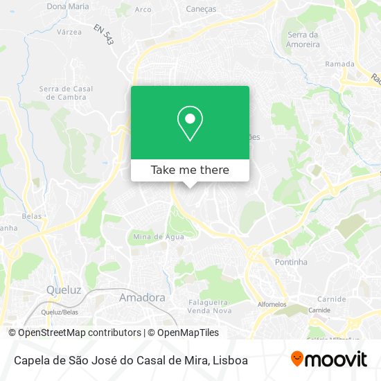 Capela de São José do Casal de Mira map