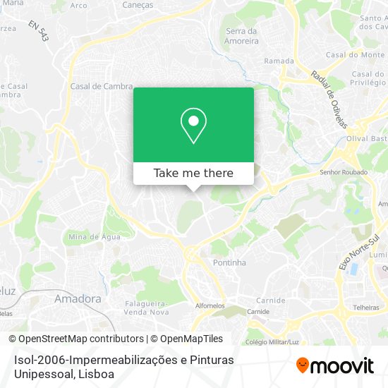 Isol-2006-Impermeabilizações e Pinturas Unipessoal mapa