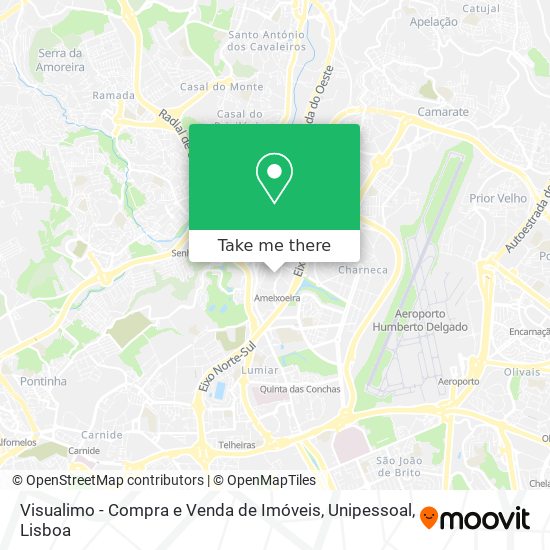 Visualimo - Compra e Venda de Imóveis, Unipessoal map