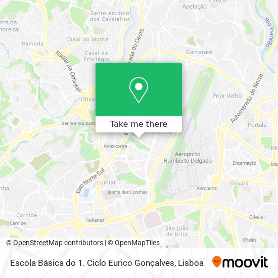 Escola Básica do 1. Ciclo Eurico Gonçalves map
