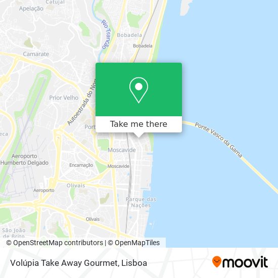 Volúpia Take Away Gourmet mapa