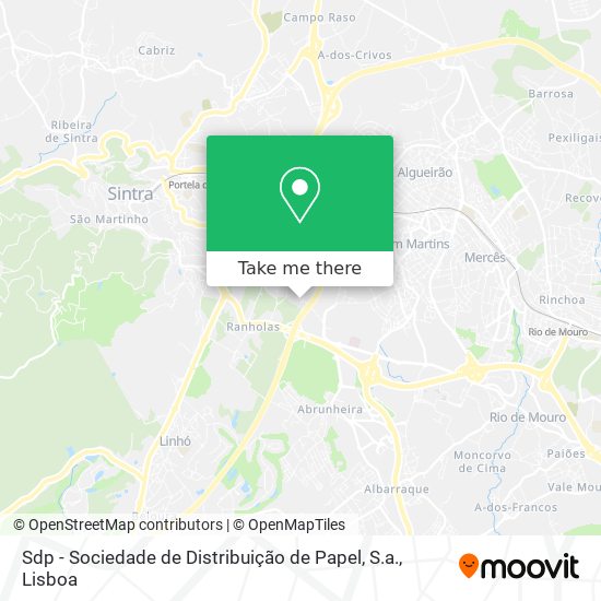Sdp - Sociedade de Distribuição de Papel, S.a. map