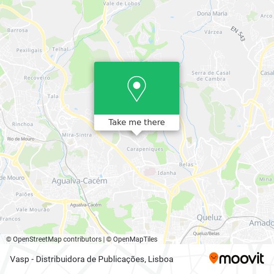 Vasp - Distribuidora de Publicações mapa