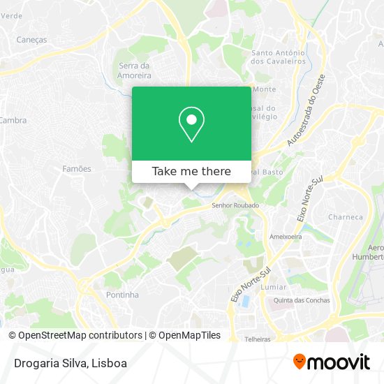 Drogaria Silva mapa