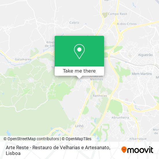 Arte Reste - Restauro de Velharias e Artesanato mapa