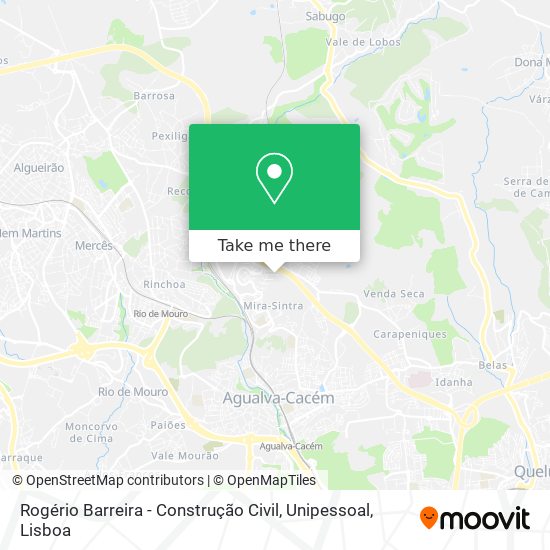 Rogério Barreira - Construção Civil, Unipessoal mapa