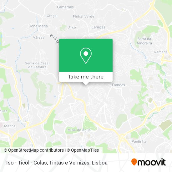 Iso - Ticol - Colas, Tintas e Vernizes map
