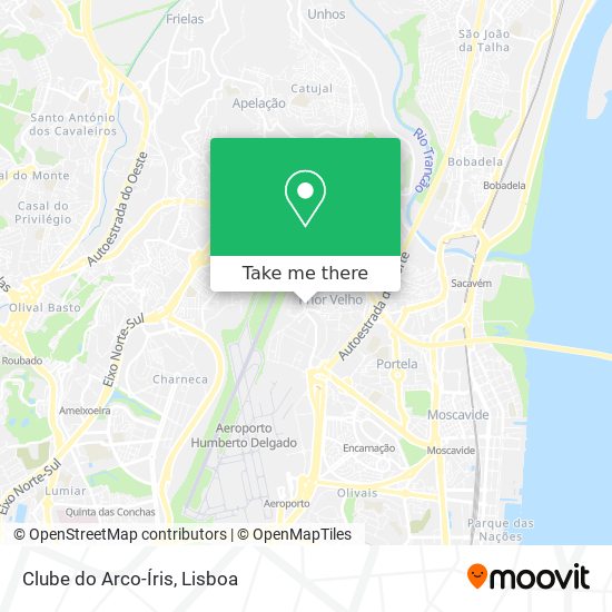 Clube do Arco-Íris map