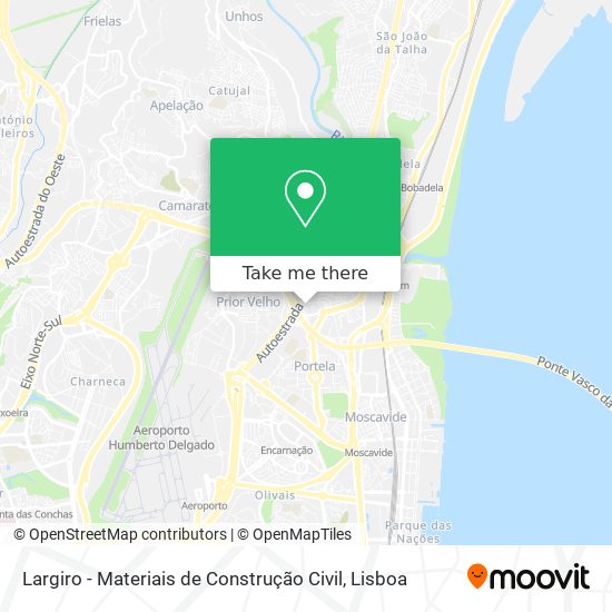 Largiro - Materiais de Construção Civil mapa