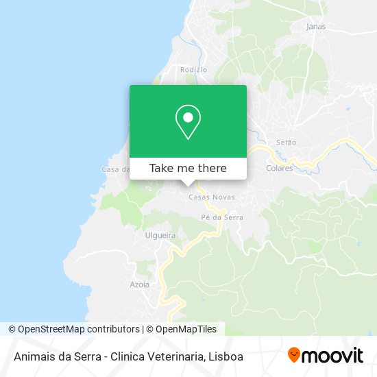 Animais da Serra - Clinica Veterinaria mapa