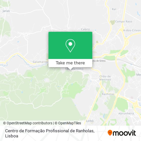 Centro de Formação Profissional de Ranholas map