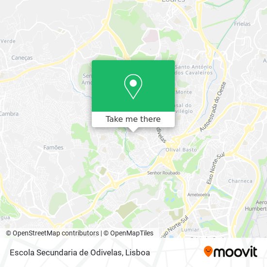 Escola Secundaria de Odivelas map