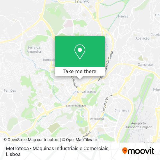 Metroteca - Máquinas Industriais e Comerciais map