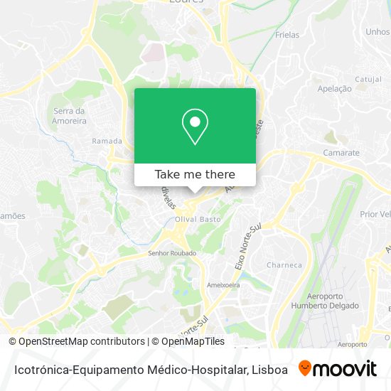Icotrónica-Equipamento Médico-Hospitalar map