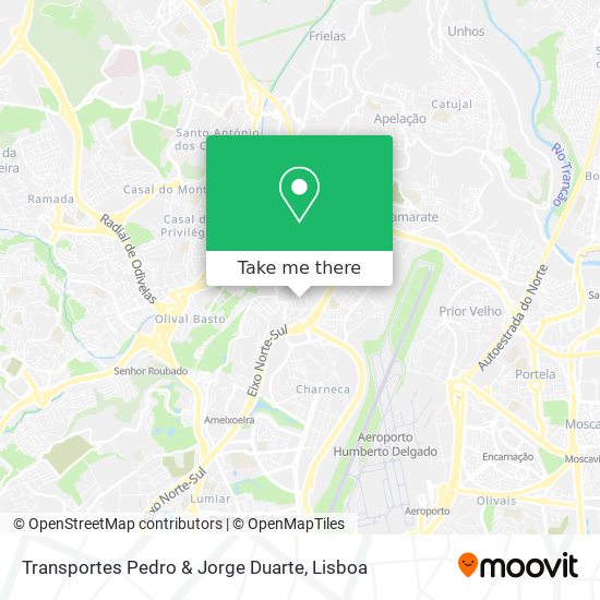 Transportes Pedro & Jorge Duarte map