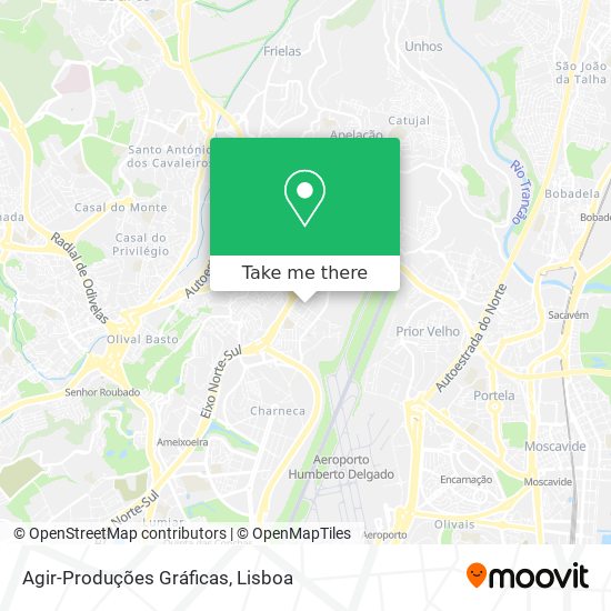 Agir-Produções Gráficas mapa