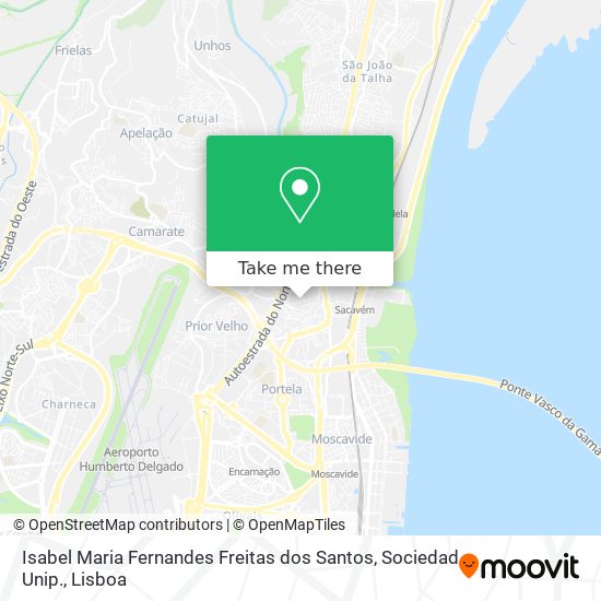 Isabel Maria Fernandes Freitas dos Santos, Sociedad Unip. map