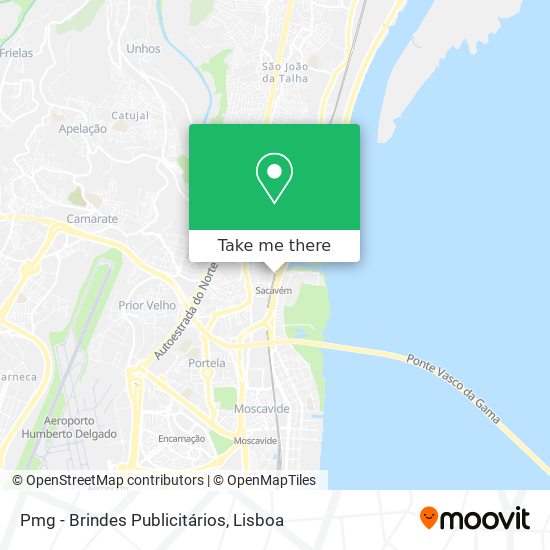 Pmg - Brindes Publicitários mapa