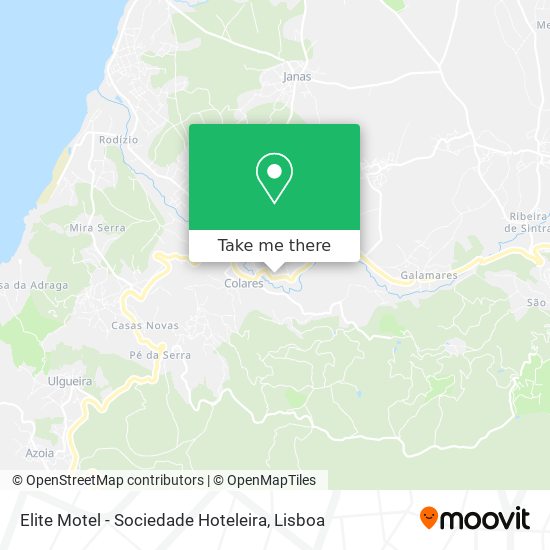 Elite Motel - Sociedade Hoteleira map