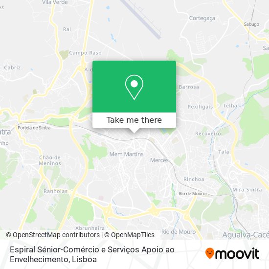 Espiral Sénior-Comércio e Serviços Apoio ao Envelhecimento map