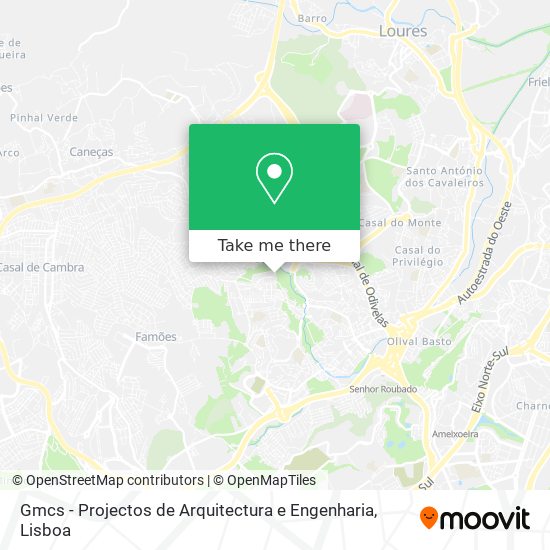 Gmcs - Projectos de Arquitectura e Engenharia map