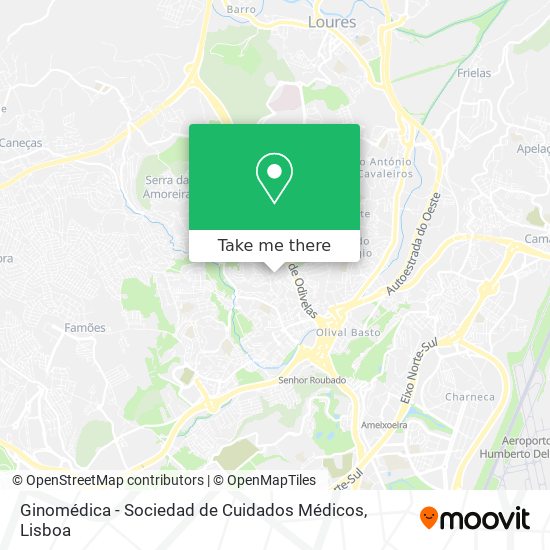 Ginomédica - Sociedad de Cuidados Médicos map