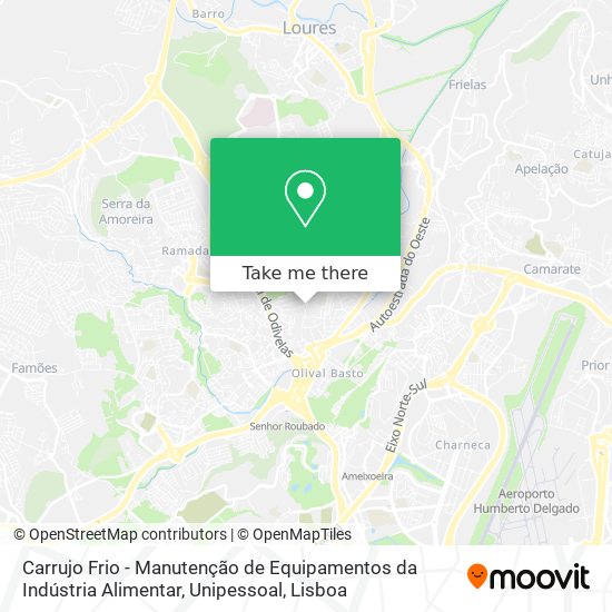 Carrujo Frio - Manutenção de Equipamentos da Indústria Alimentar, Unipessoal map