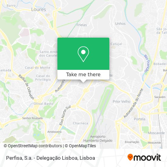 Perfisa, S.a. - Delegação Lisboa map