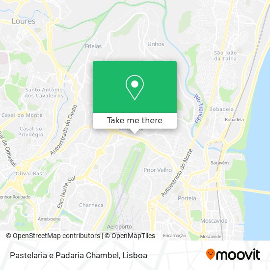 Pastelaria e Padaria Chambel map