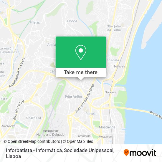 Inforbatista - Informática, Sociedade Unipessoal mapa