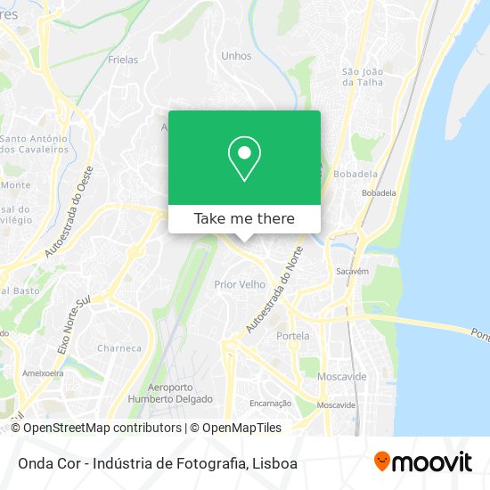 Onda Cor - Indústria de Fotografia mapa