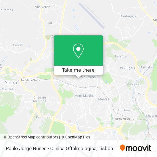 Paulo Jorge Nunes - Clínica Oftalmológica mapa