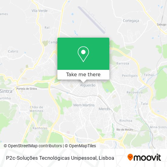 P2c-Soluções Tecnológicas Unipessoal mapa